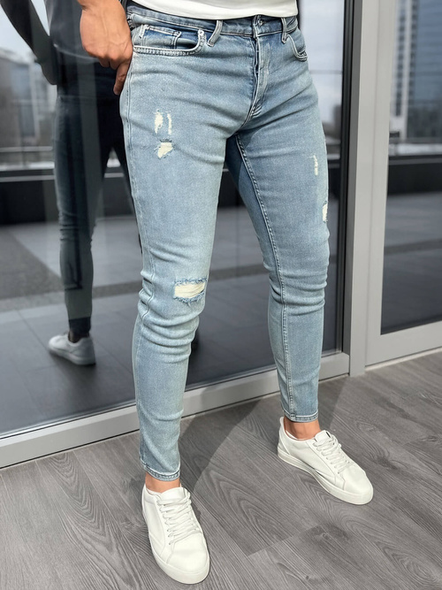 Herren Jeanshose Blau OZONEE DO/2778/2
