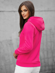 Damen Kapuzenpullover Dunkelrosa OZONEE JS/W03Z
