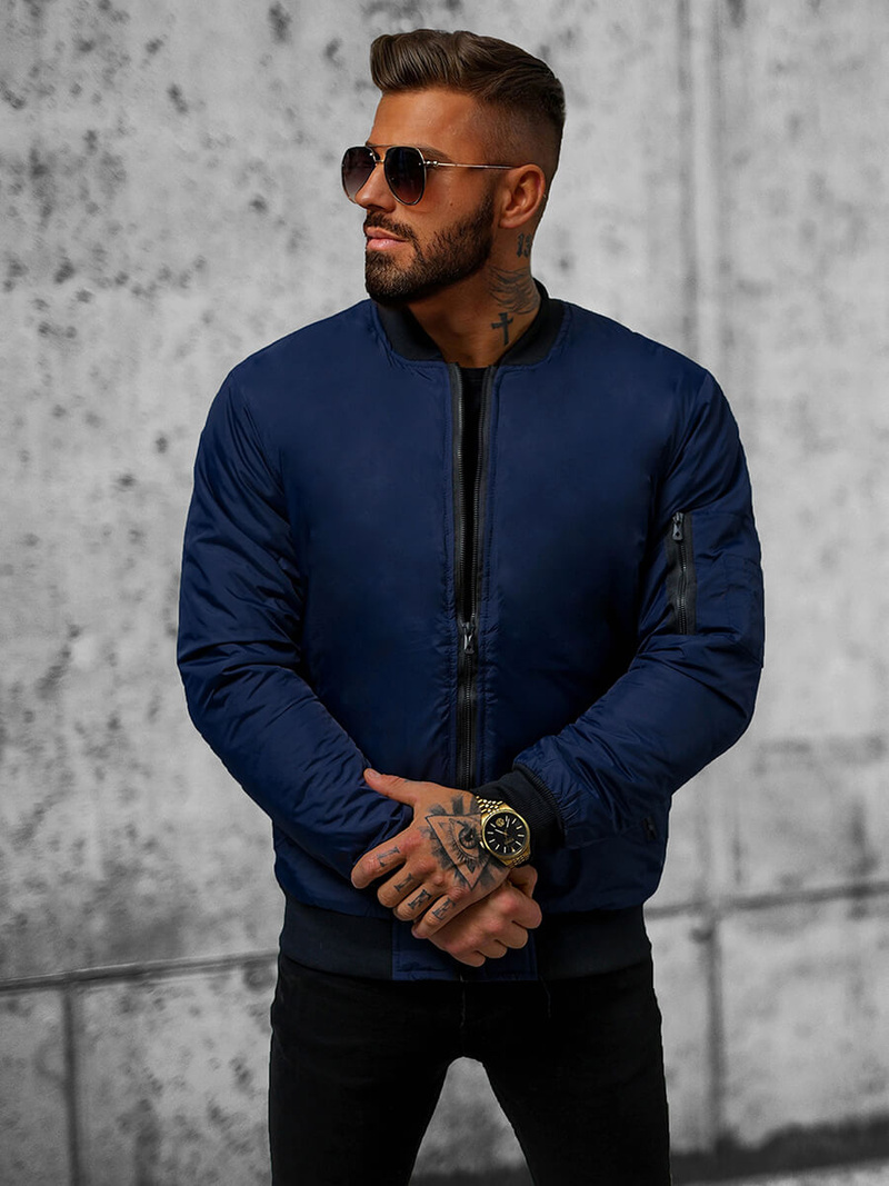 Herren Jacke Dunkelblau OZONEE JS/AK95Z