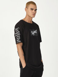 Herren T-Shirt Schwarz OZONEE MR/21550