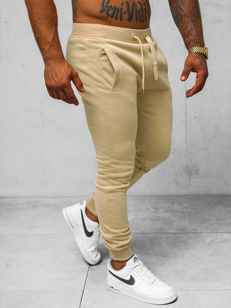 Herren Sporthose Hellbeige OZONEE JS/XW01/159Z