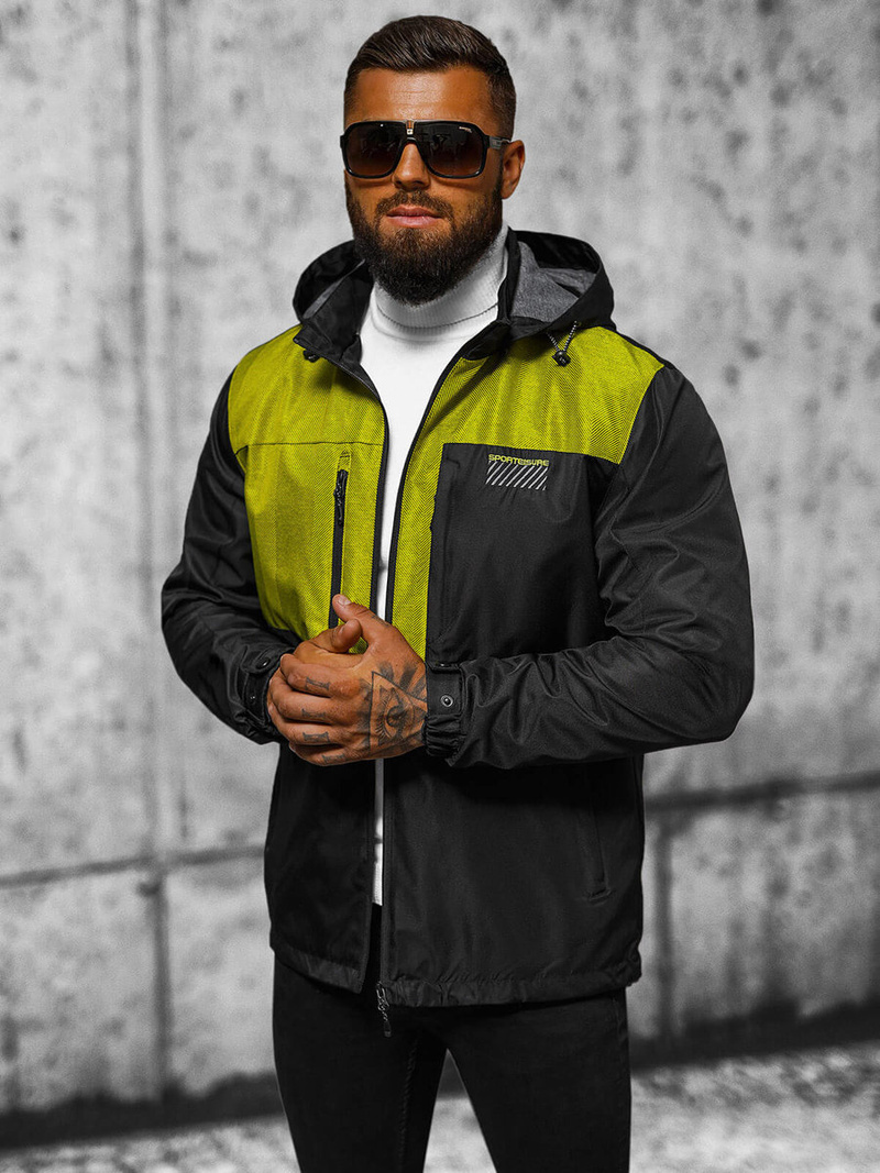 Herren Jacke Schwarz OZONEE JS/22M311/392