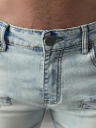 Herren Jeanshose Hellblau OZONEE O/EM8889