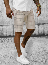 Herren Chino Shorts Beige OZONEE O/P4138