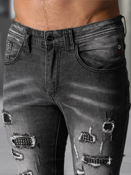 Herren Jeanshose Schwarz OZONEE NB/MP0152NZ