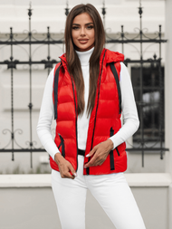 Damen Weste Rot OZONEE JS/5M3133/270Z