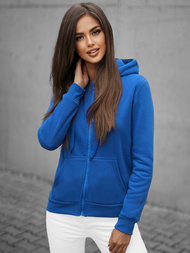Damen Kapuzenpullover Blau OZONEE JS/W03Z