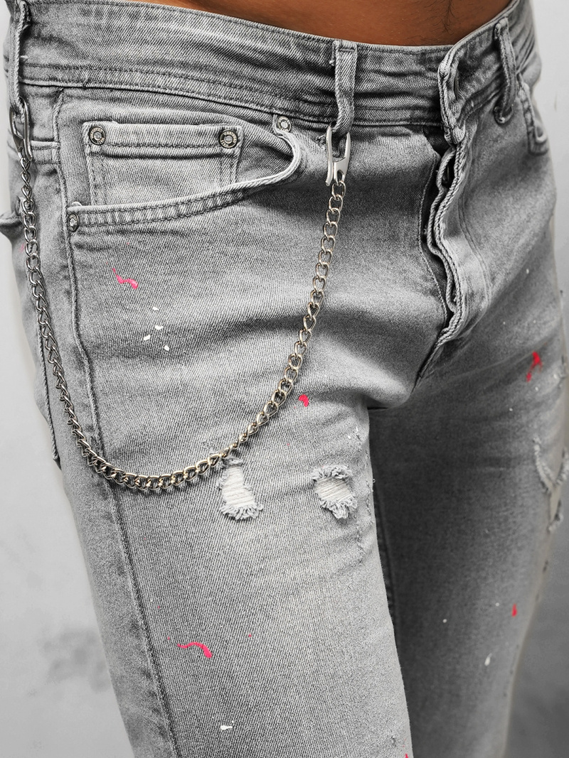 Herren Jeanshose Grau OZONEE O/WE1004