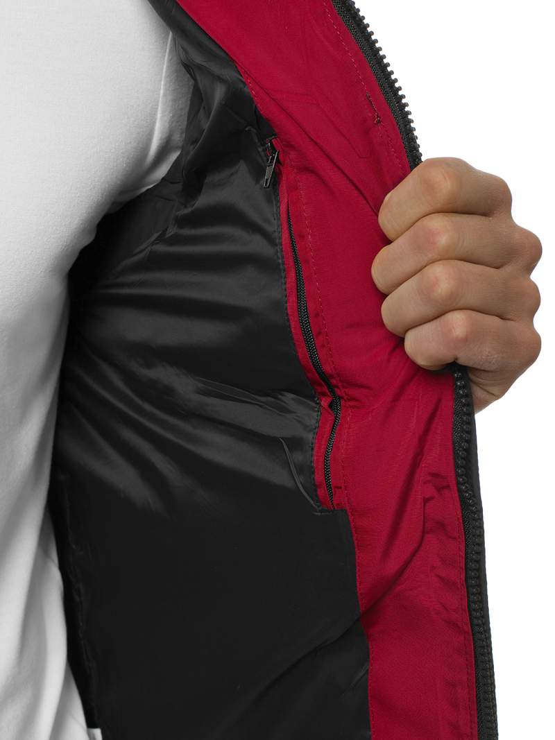 Herren Weste Weinrot OZONEE JB/JP1189/3