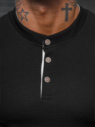 Herren T-shirt Schwarz OZONEE O/M011