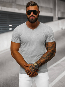 Herren T-shirt Grau OZONEE JS/712007Z