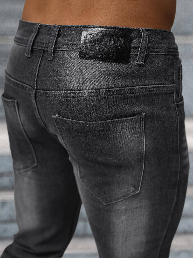 Herren Jeanshose Anthrazit OZONEE NB/MP0199GS