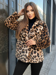 Damen Jacke Beige-Braun OZONEE JS/61M8500/158Z