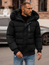 Herren Winterjacke Schwarz OZONEE O/M798Z