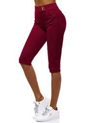 Damen Leggings Weinrot OZONEE JS/1027/D13