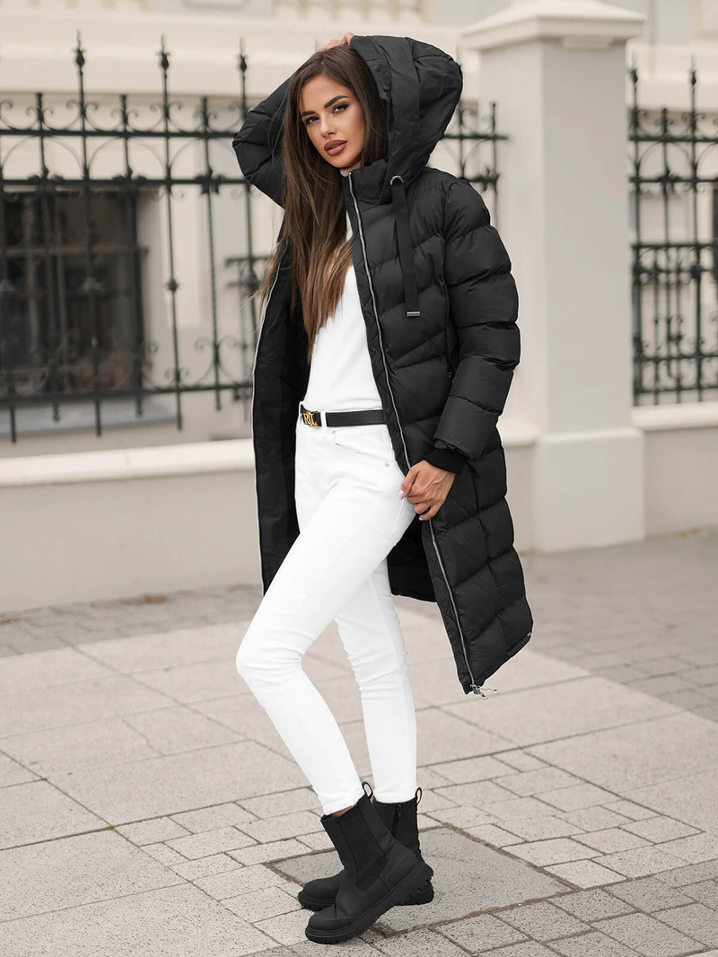 Damen Jacke Schwarz OZONEE JS/M736/392Z