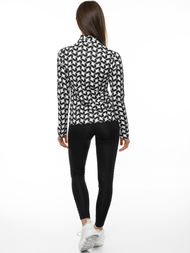 Zweiteiliges Trainingsanzug-Set Schwarz-Weiß OZONEE O/19415