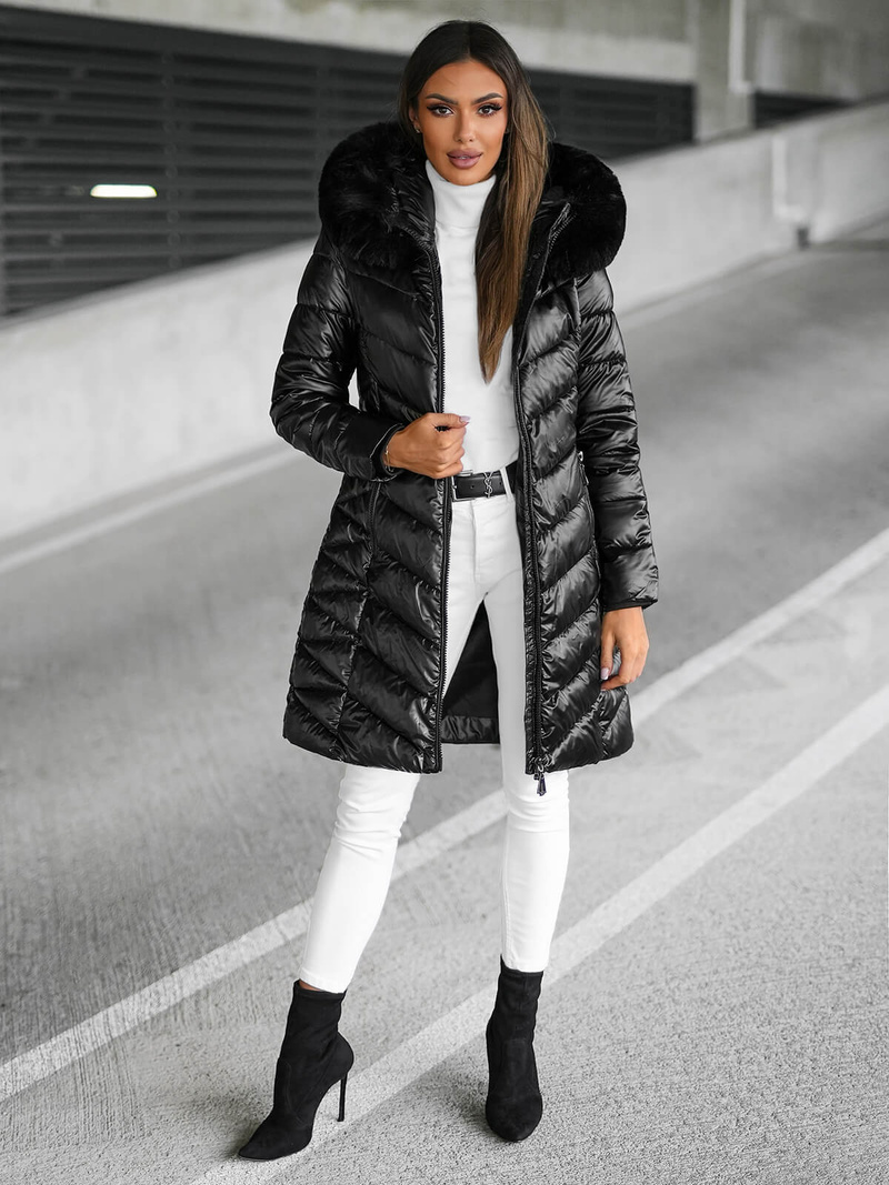 Damen Jacke Schwarz OZONEE JS/16M9100/392Z