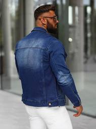 Herren Jeansjacke Blau OZONEE NB/MJ514BS