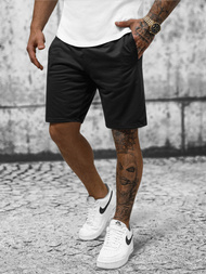 Herren Sportshorts Schwarz OZONEE JS/8K100/3Z