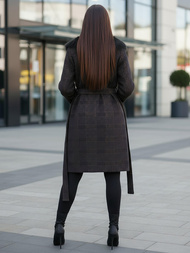 Damen Mantel Schwarz OZONEE JS/53M5200/1Z