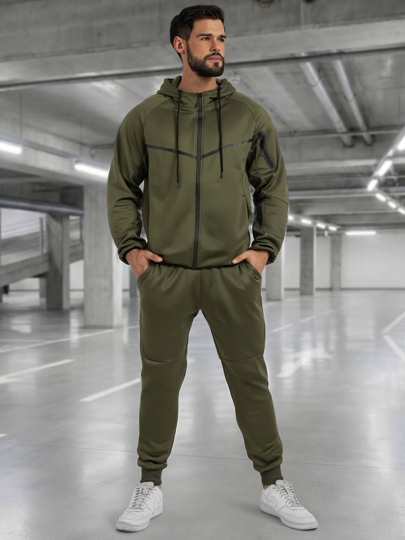 Herren Sportanzug Khaki OZONEE JS/8C1966/29