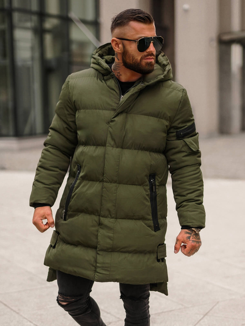 Herren Winterjacke Grün OZONEE O/M799Z