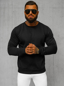 Herren Sweatshirt Schwarz OZONEE JS/2001-10Z