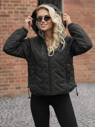 Damen Winterjacke Schwarz OZONEE JS/16M9315/392AZ