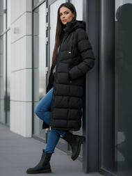 Damen Winterjacke Schwarz OZONEE JS/M736/392Z