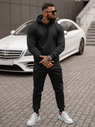 Herren Sportanzug Schwarz OZONEE JS/68C10381/3Z