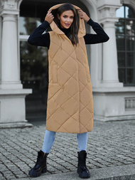 Damen Weste Camel OZONEE JS/5M3165/84Z