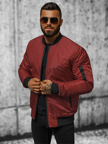 Herren Jacke Weinrot OZONEE JS/AK95Z