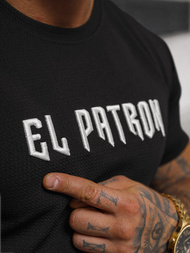 Herren T-shirt Schwarz OZONEE O/T7283