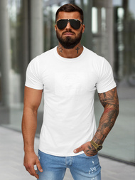 Herren T-shirt Weiß OZONEE O/QQ1390