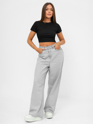 Damen T-shirt Schwarz OZONEE JS/96T666/3