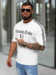 Herren T-shirt Weiß OZONEE JS/8B1380/1