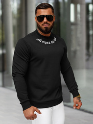 Herren Sweatshirt Schwarz OZONEE O/P2027Z
