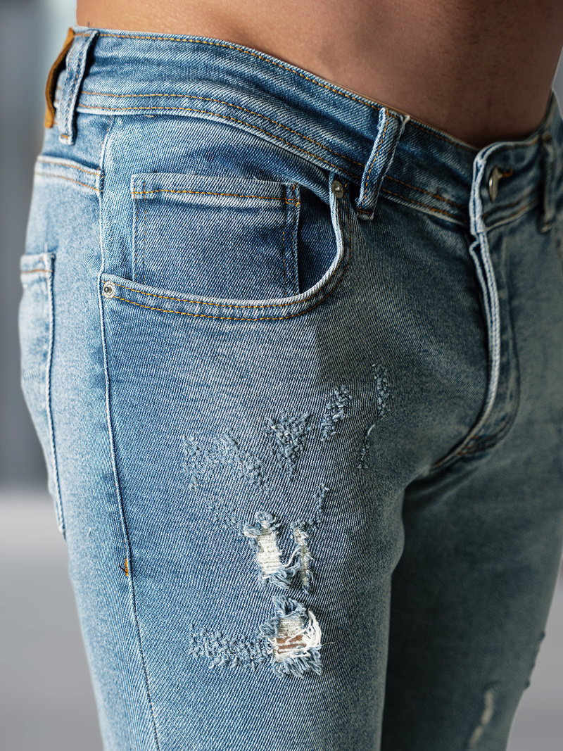 Herren Jeanshose Blau OZONEE O/0526