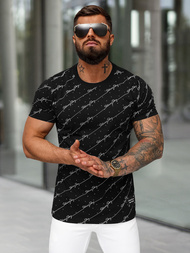 Herren T-shirt Schwarz OZONEE O/QQ1323