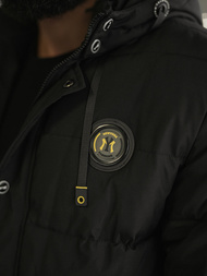 Herren Winterjacke Schwarz OZONEE JS/57M7503/392Z