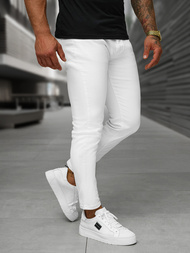 Herren Jeanshose Weiß OZONEE O/YB661