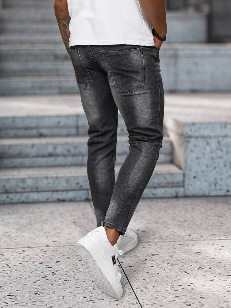 Herren Jeanshose Anthrazit OZONEE NB/MP0199GS
