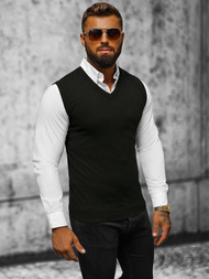 Herren Pullover Schwarz OZONEE NB/MM6005/4Z