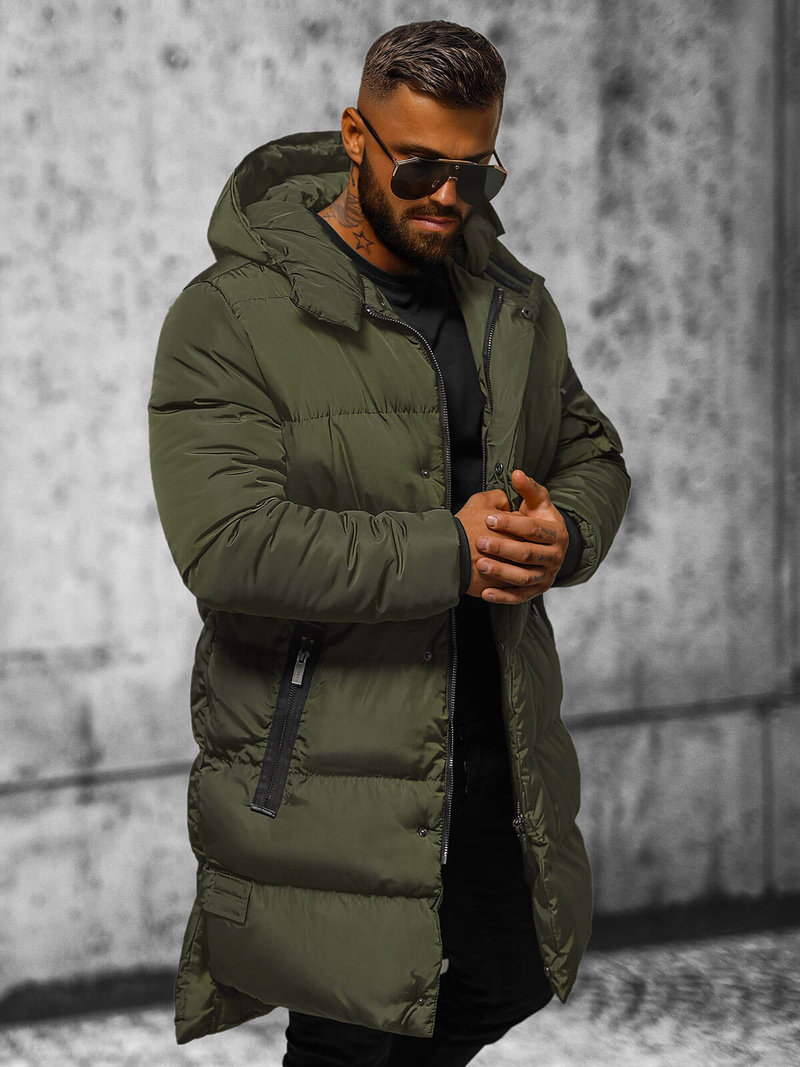 Herren Winterjacke Grün OZONEE O/M799