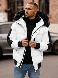 Herren Winterjacke Weiß OZONEE O/M798Z