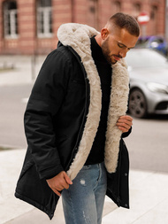 Herren Winterjacke Schwarz OZONEE JS/22M316/392Z