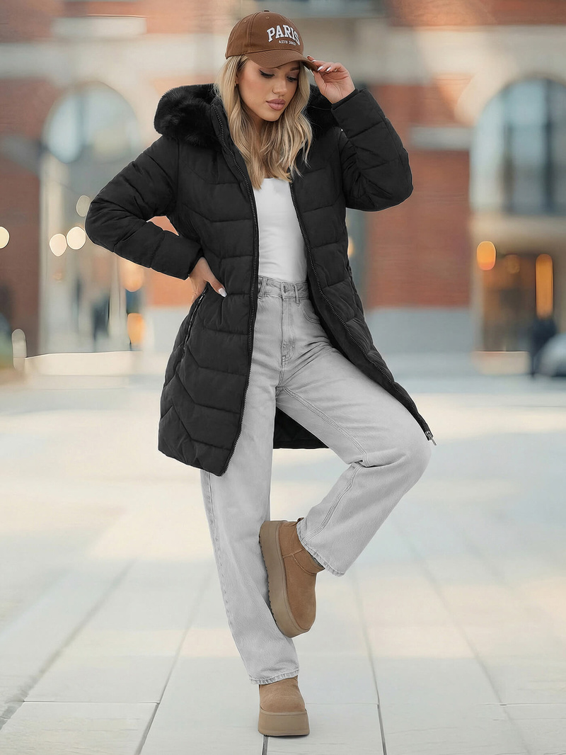 Damen Jacke Schwarz OZONEE JS/16M9121/392Z