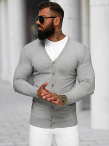 Herren Pullover Grau OZONEE NB/MM6006/2Z