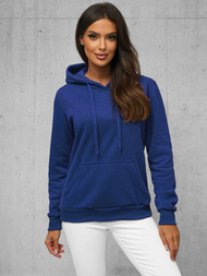 Damen Kapuzenpullover Indigo OZONEE JS/W02/66Z